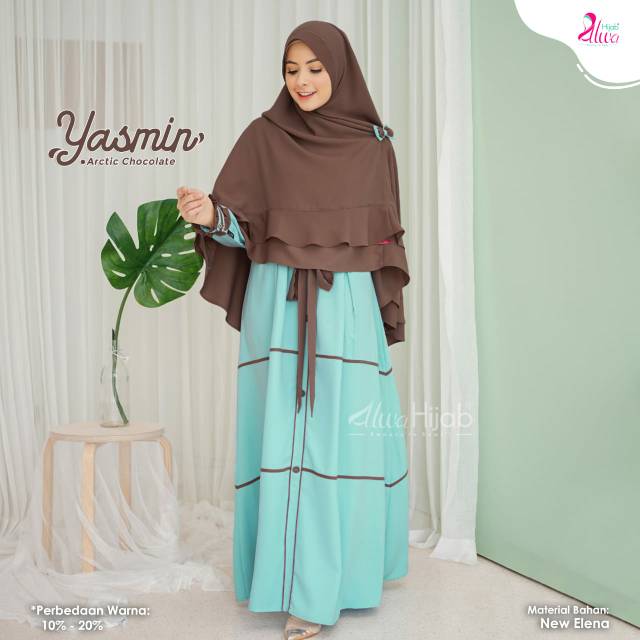 Gamis set Yasmin original Alwa Hjjab