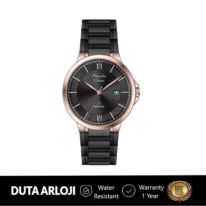 Alexandre Christie AC 8537 MD BBRBA Analog Men Stainless Steel