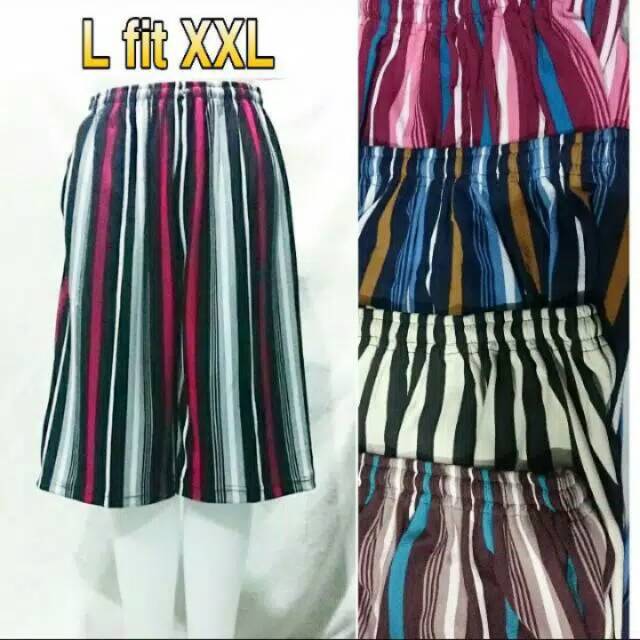 Kulot Pendek  Wanita  7 8 Kulot salur  Celana  Pendek  
