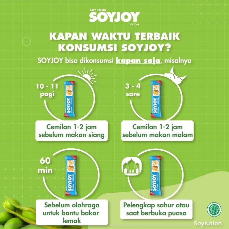 SOYJOY SNACK PROTEIN BAR KEDELAI CEMILAN DIET | GLUTEN FREE CAMILAN INSTAN SEHAT SUPERFOOD