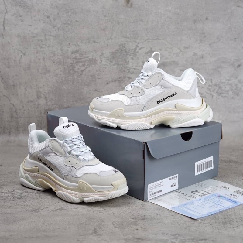 Balenciaga Triple S White
