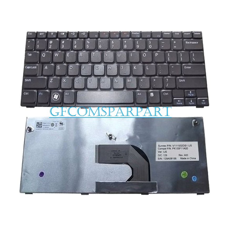 Keyboard Laptop Dell Mini 1012, 1018 Series / 0MMWR2, SWN051D1, V111502AK1, V111502AK-HF