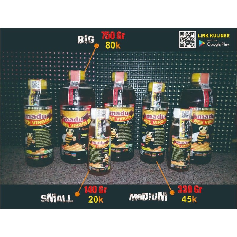 

Madu Bee Virgin 100% madu asli