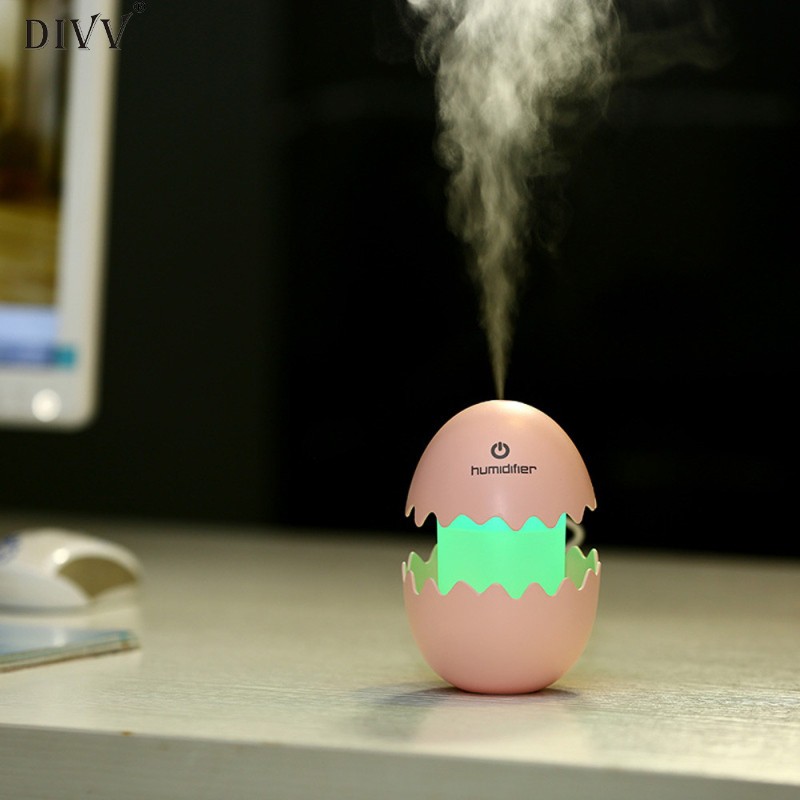 Cracked EGG Humidifier with Night Light LED