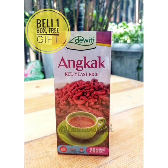 

{ FREE GIFT } Dewiti Teh Celup Angkak / mencegah anemia/ meningkatkan trombosit - Minuman teh herbal #Tehdewiti