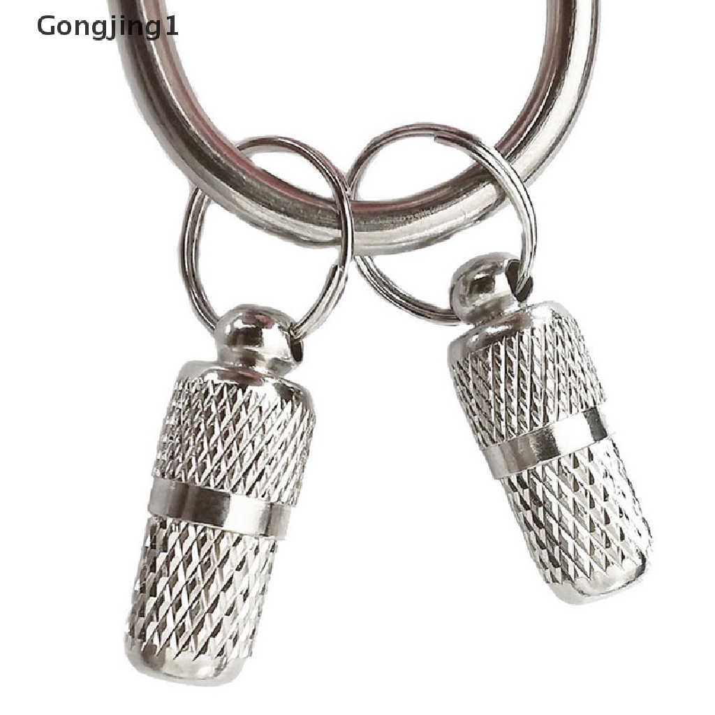 Gongjing1 Tabung LABEL Identitas Alamat Bahan METAL Untuk Kalung Anjing / Kucing
