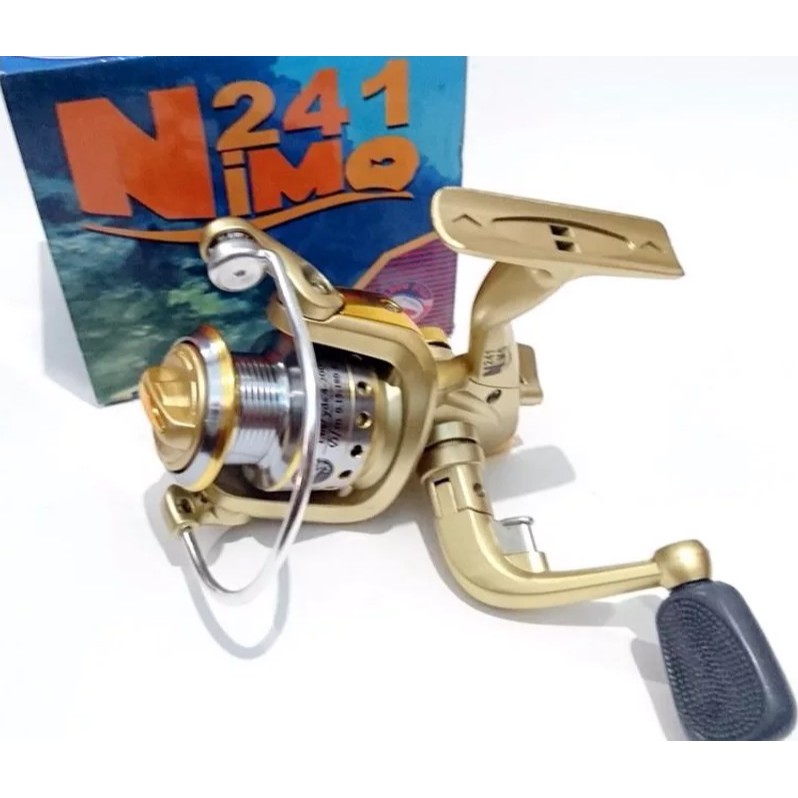 Reel PANCING MURAH Golden Fish Nimo 241 5bb - Reel Spinning - Katrol Pancing - Gulungan Pancing