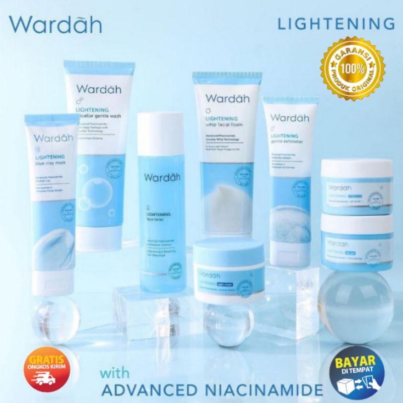 Paket Wardah Lightening Series Skincare Pencerah Wajah