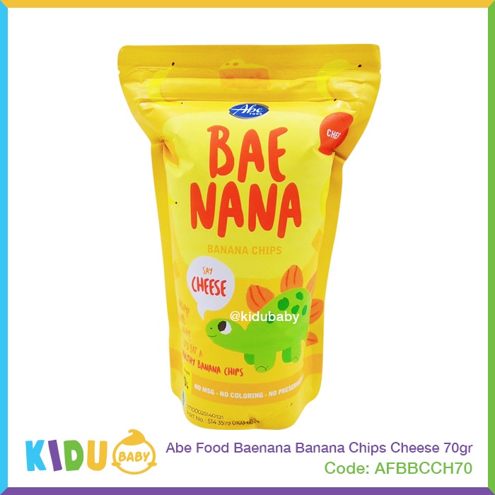 Abe Food Baenana Banana Chips 70gr Kidu Baby