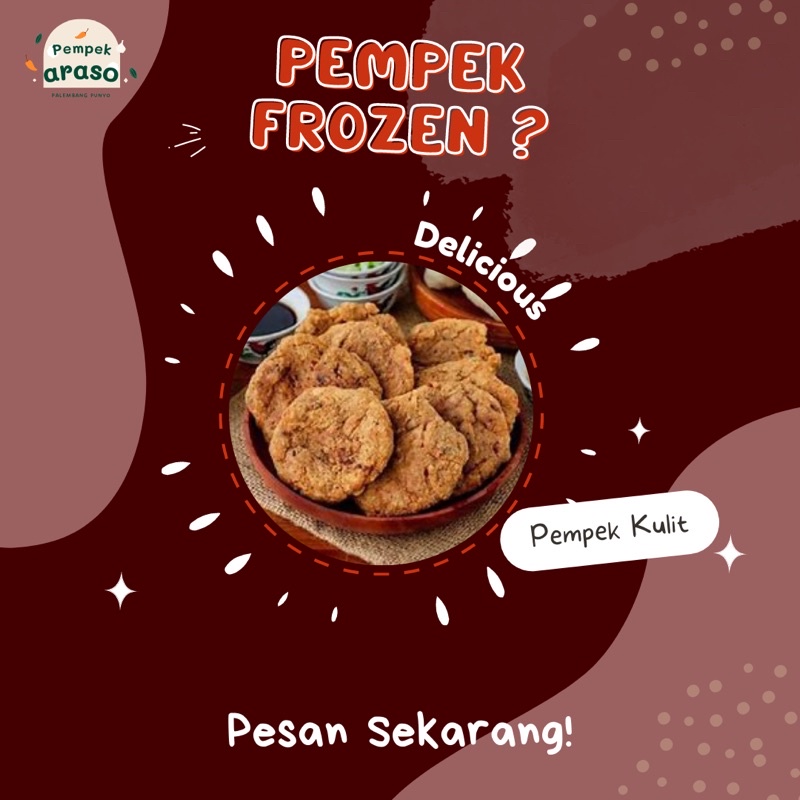 

Pempek murah enak 35 Pcs Pempek Frozen Kulit + Cuko 250ml