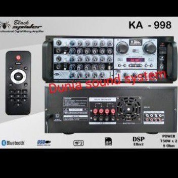 amplifier black spider ka 998
