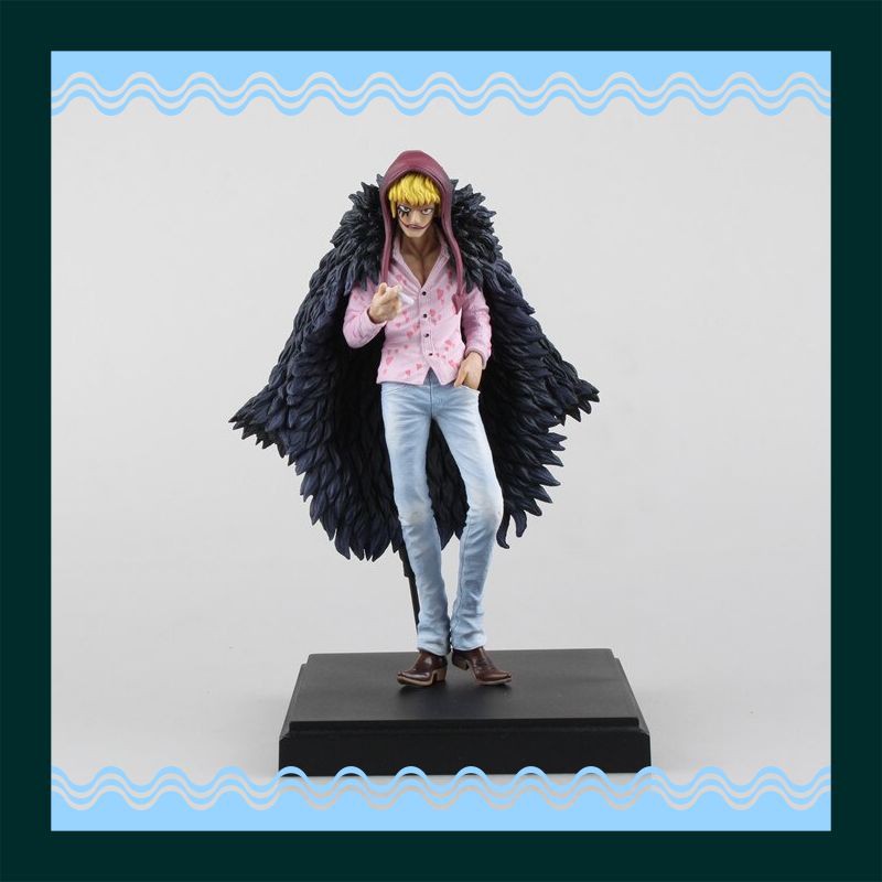 Action Figure Import 23 Cm Corazon Huong Anime One Piece Donquixote Keluarga Pvc Gambar Koleksi Mode