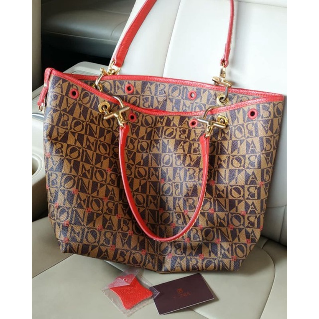 Bonia authentic preloved tote tas wanita