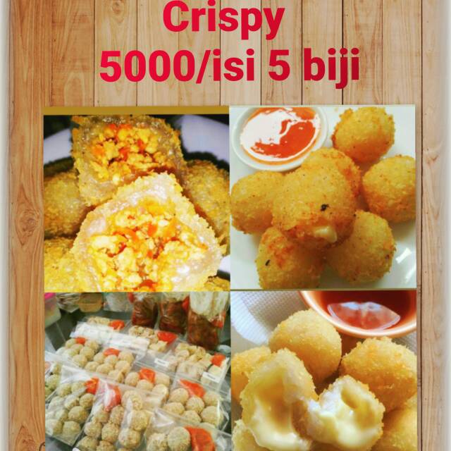 

Cilok crispy instant tinggal goreng