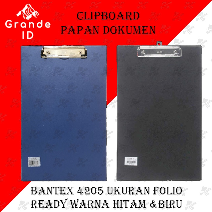 

CLIPBOARD BANTEX 4205 UKURAN FOLIO PAPAN JALAN CLIPFILES F4