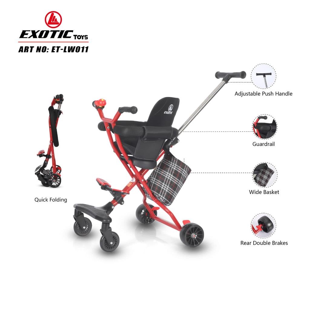 Kereta Dorong Bayi Stroller Anak Exotic Magic LW-011