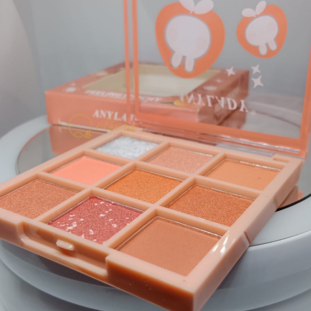 ANYLADY FEELING PEACHY 9 COLORS EYESHADOW PALETTE 04