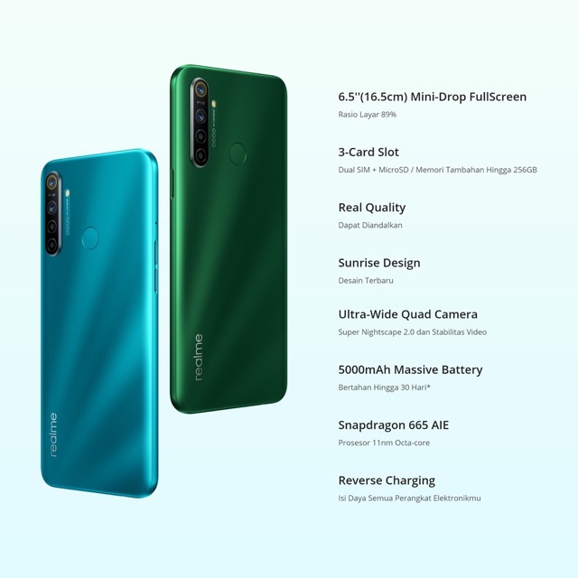 Realme 5i Rmx2030 Ram 4gb 64gb Forrest Green Garansi Resmi Realme 1 Tahun Shopee Indonesia