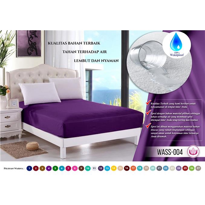 SPREI WATERPROOF SEPREI ANTI AIR OMPOL UKURAN VARIATIF-2