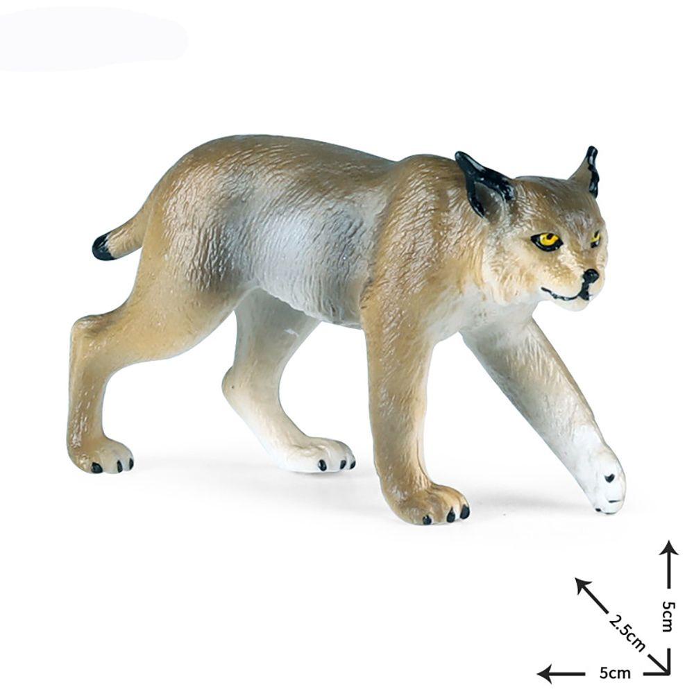 Mainan Simulasi Hewan Caracal Bunga Spotted Untuk Edukasi Anak