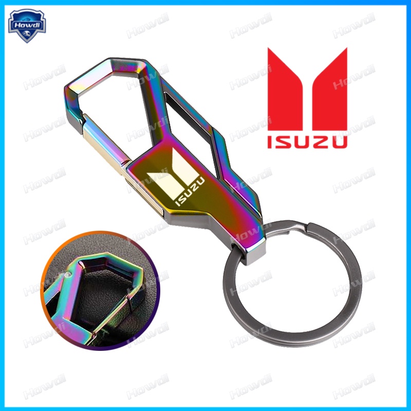 Gantungan Kunci Bahan Alloy Metal Dengan logo Isuzu