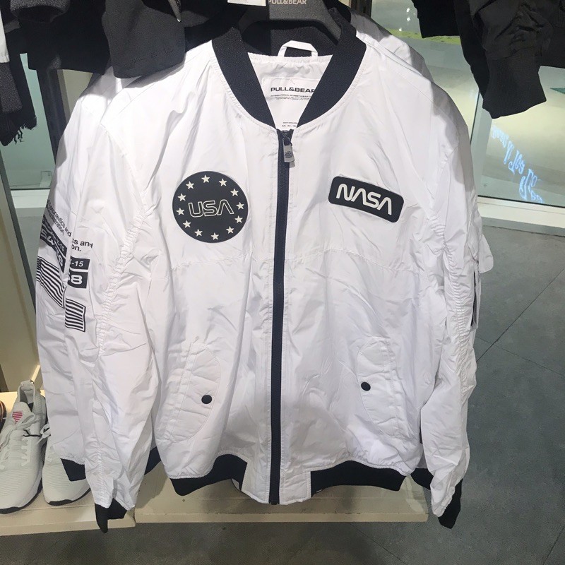 Jastip Jacket NASA Man new Pull&Bear