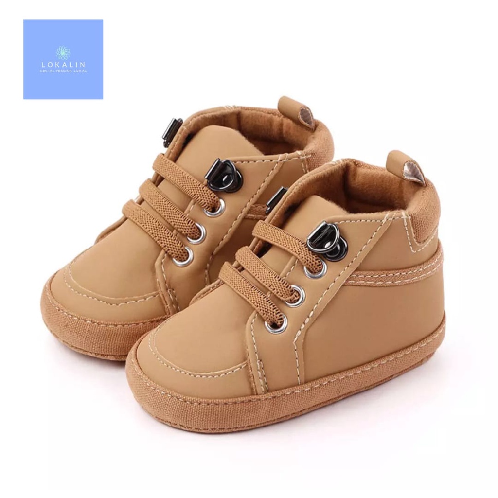 Sepatu Bayi Laki-Laki Boots-Sepatu Prewalker Perempuan 0-14 Bulan