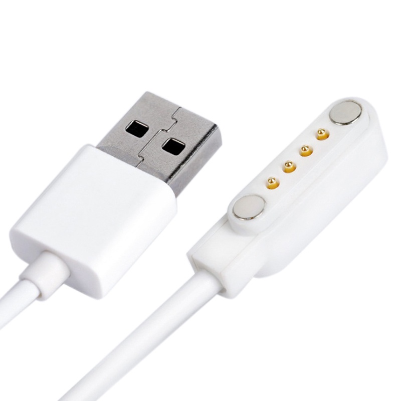 {LUCKID}Magnetic Charger USB 2.0 Charging Cable Cord Power 4 Pin For Smart Watch KW88