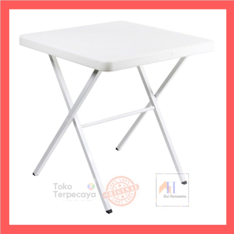 Meja Taman Lipat Persegi/meja lipat/meja outdoor