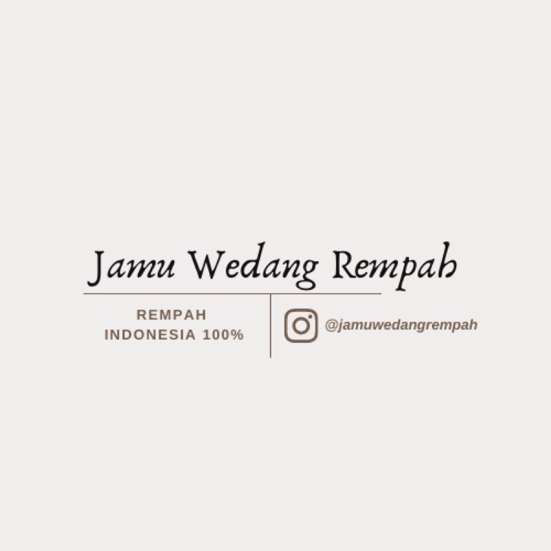 

Wedang Rempah