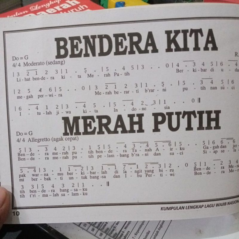 Buku Kumpulan Lengkap Lagu Wajib Nasional &amp; Daerah Indonesia (21×15cm)