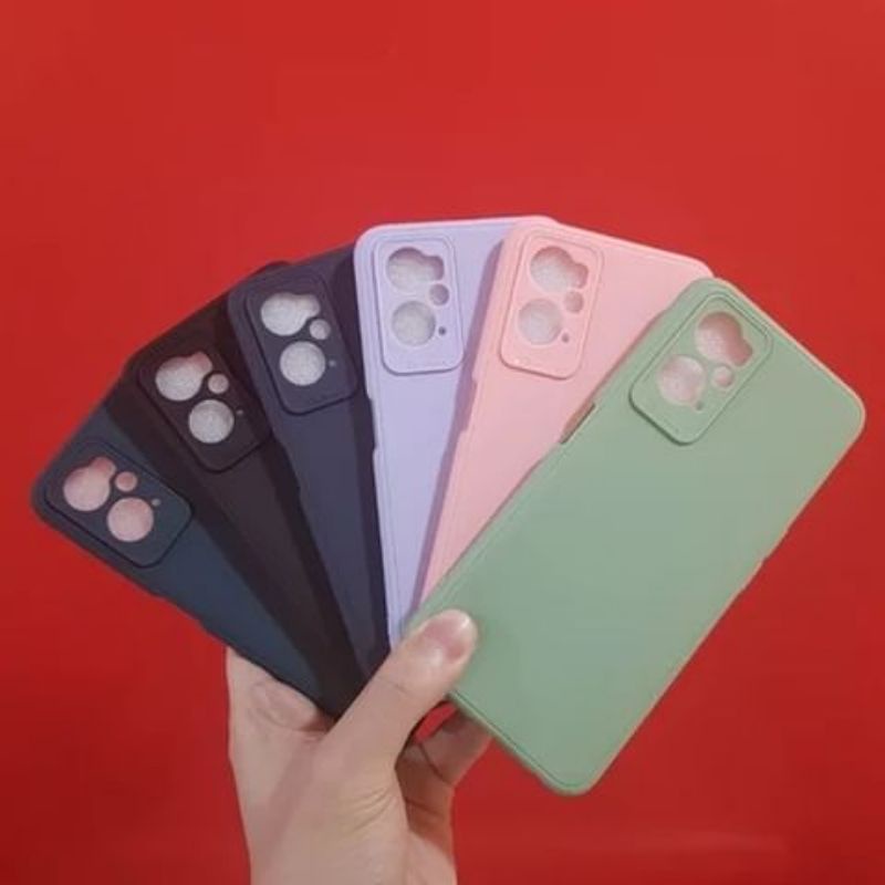 Oppo A76 A36 A96 Silikon Soft Case Polos Premium Candy Warna Warni Doff