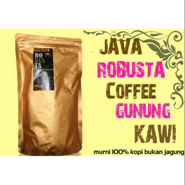 

Kopi robusta asli malang gunung kawi