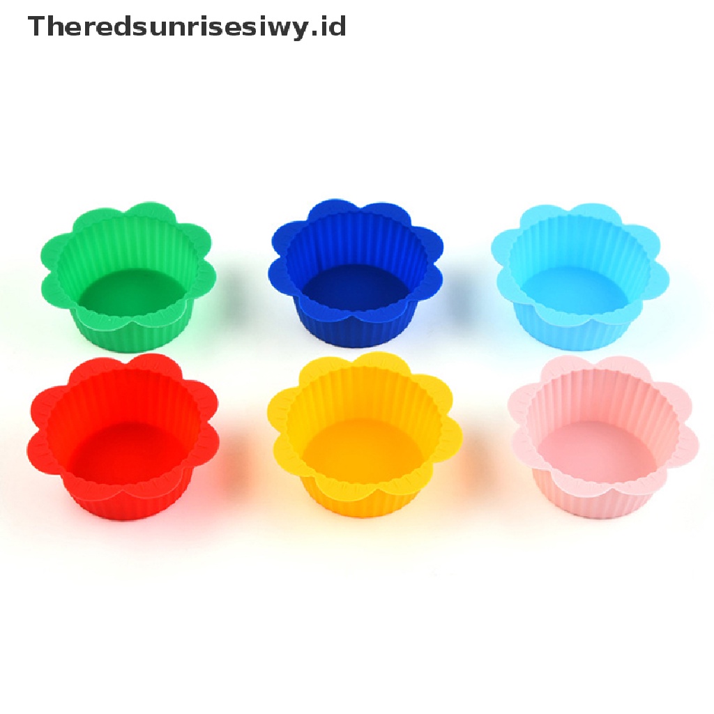 # Alat Rumah Tangga # 10pcs / Set Cetakan Cupcake / Muffin Bahan Silikon