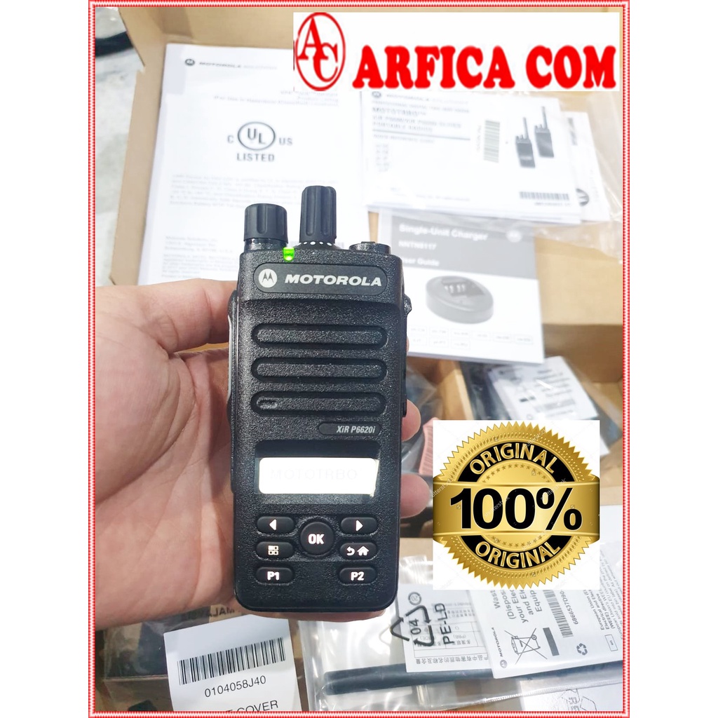 HT MOTOROLA XIR P6620I TIA UHF ORIGINAL HT MOTOROLA XIR P 6620I P6620I GASPROOF IS TIA