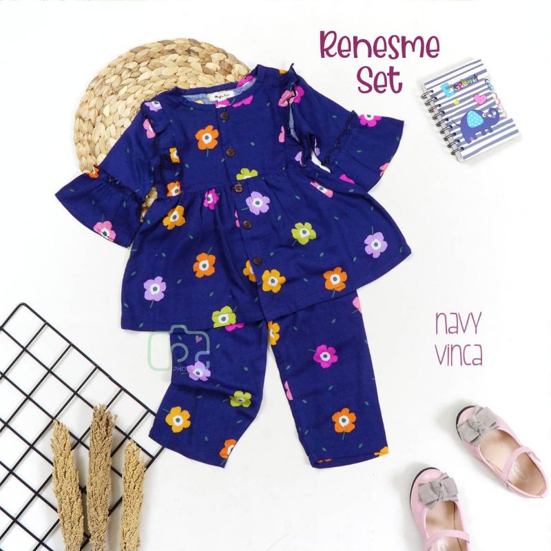 RENESME SET - setelan rayon - setelan anak perempuan