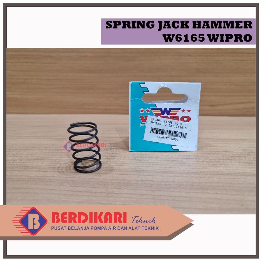 Spring Jack Hammer Bor Penghancur Beton W6165 W 6165 Wipro
