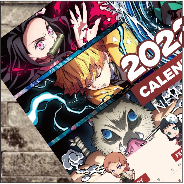 Poster Anime Terlengkap A3 - Kalender Anime 2022 Kimetsu no Yaiba Demon Slayer Tokyo Revengers Genshin Impact Haikyuu Jujutsu Kaisen-5