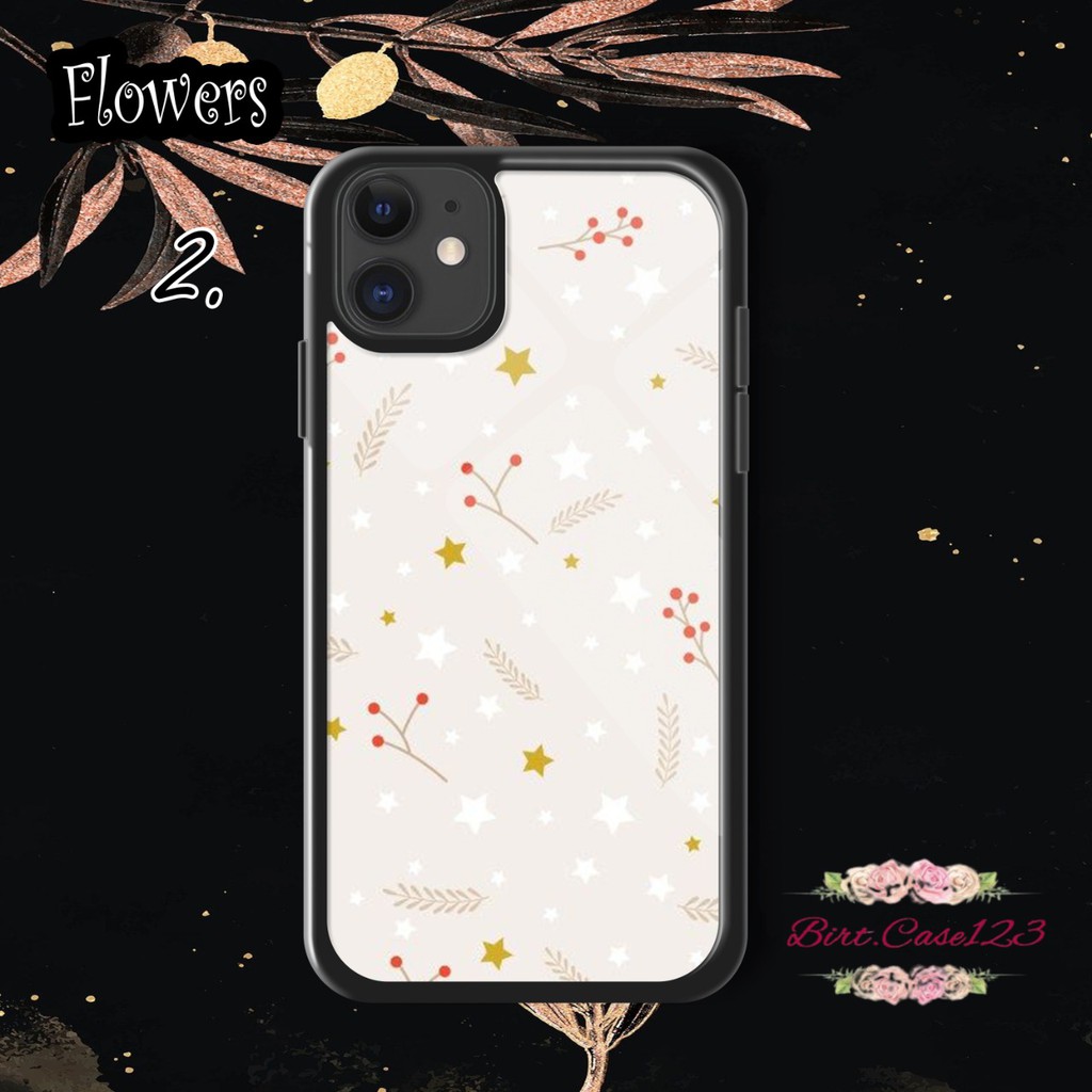 Hardcase 2d Glossy FLOWERS Realme C1 C2 C11 C12 C15 C17 7i 7 7Pro NARZO 10A 20 Pro BC3366