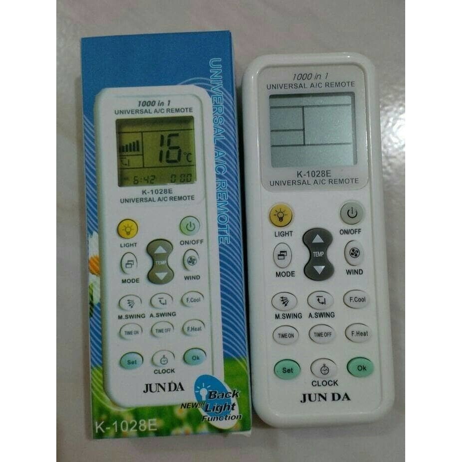 Remote Ac Multi Universal Jun Da K 1028e Indonesia