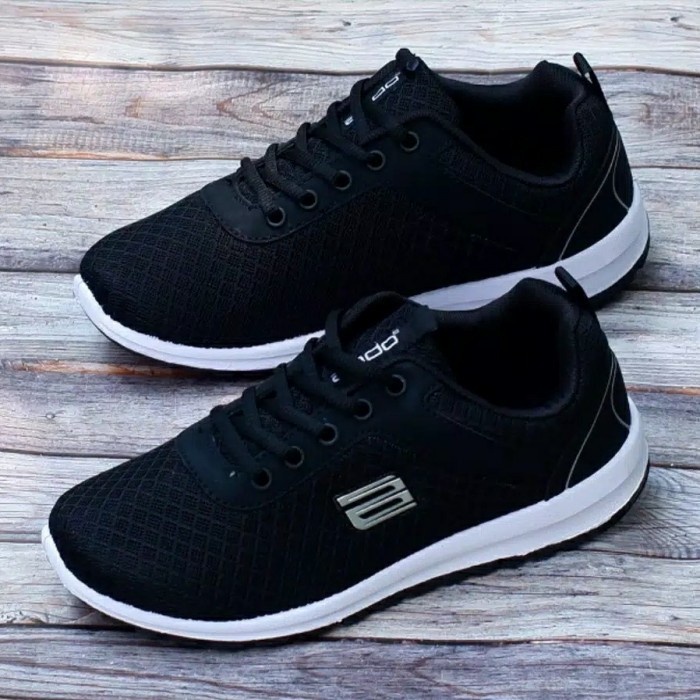 Sepatu Sekolah Anak Laki Laki Perempuan SD SMP SMA REMAJA Model Terbaru AIDA BY ANDO Hitam Putih Sne