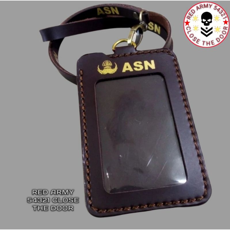 

Holder ID Card - Tali Lanyard Nametag Logo ASN