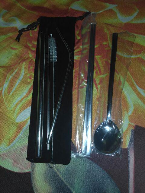 Sujeo Premium Set Korea Chopstick & Spoon Korean Sendok Sumpit Makan Korean