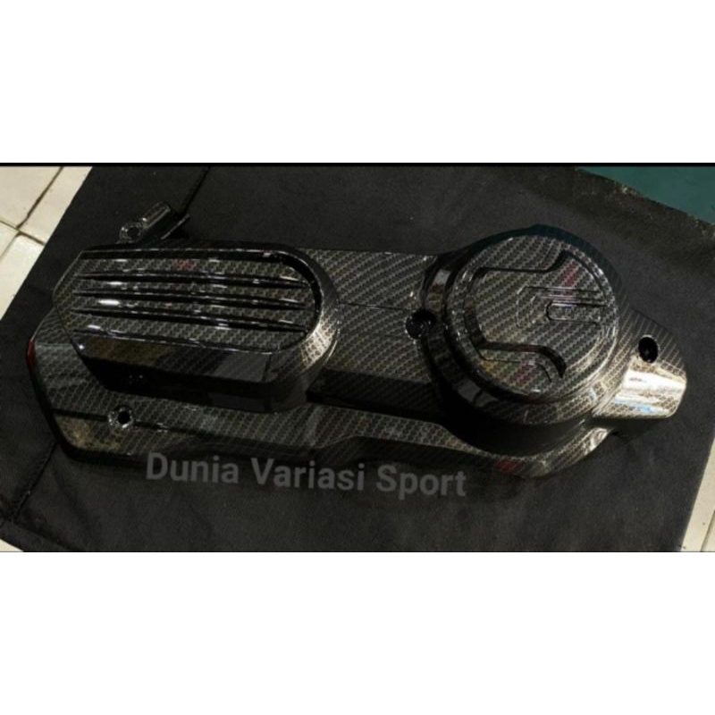 Cover tutup CVT + FILTER Aerox new 2021 Carbon MHR Best Quality