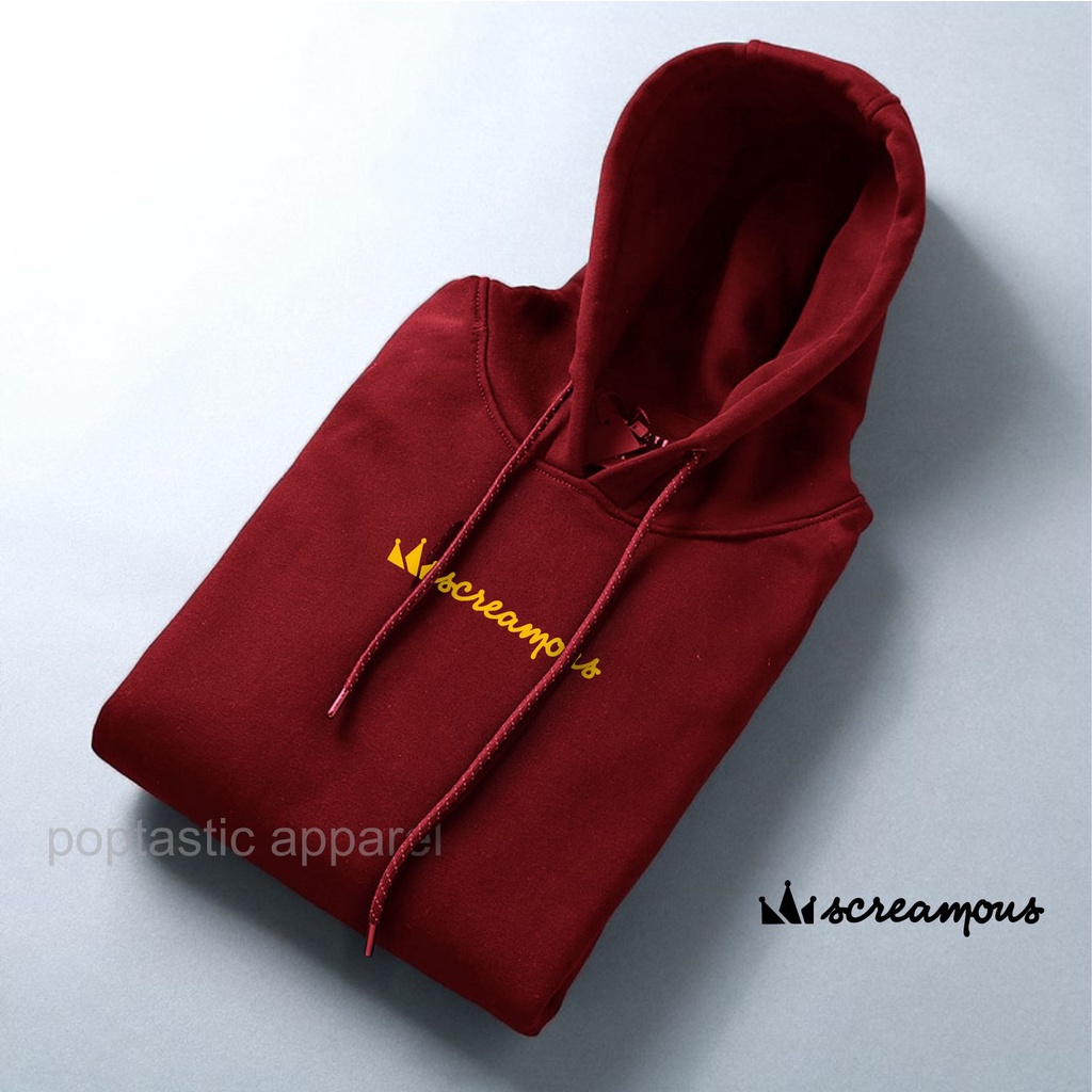 TERMURAH !! SCREAMOUS COD Jaket Sweater Hoodie Pria BAHAN FLEECE TEBAL