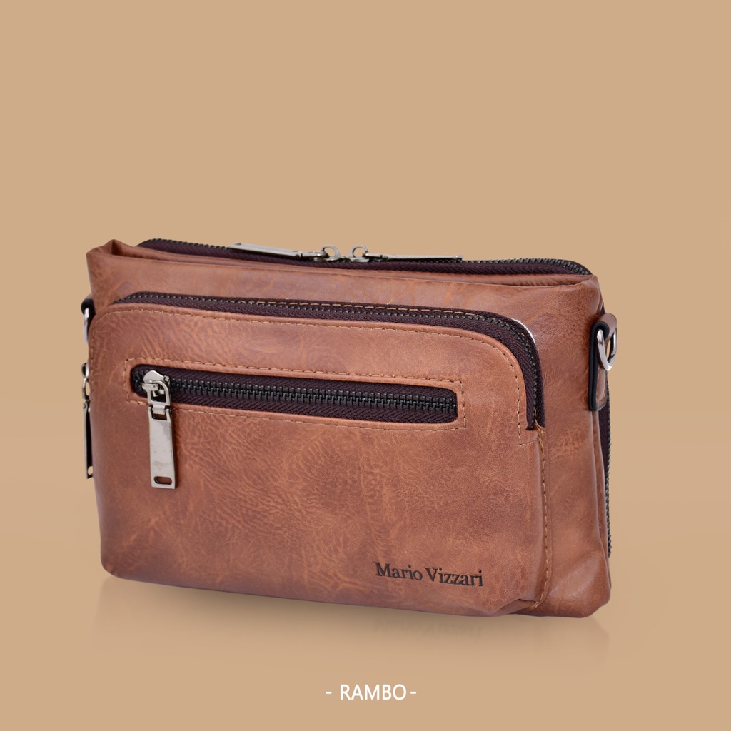 Tas Clutch Pria Kulit Mario Vizzari  8026-1 (RAMBO)