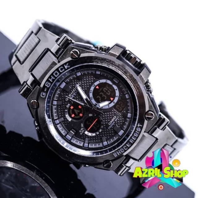Jam tangan pria G-SHOCK digital sport / jam tangan cowo casio tali rantai free box / anti air