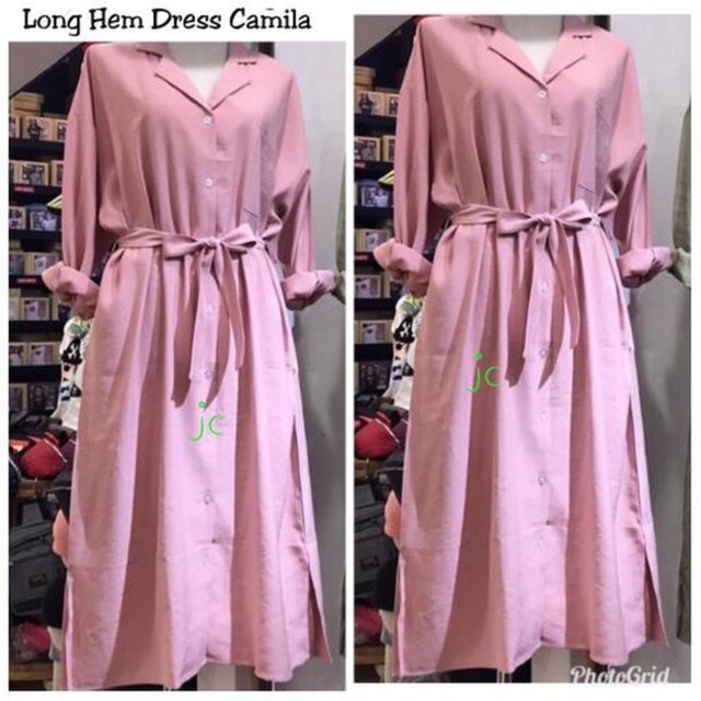 RESTOCK JC LONG HEM CAMILA / Tunik wanita murah / Long Lolita kekinian