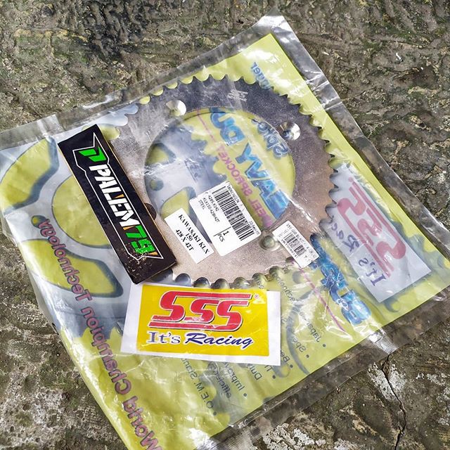 Gear Belakang SSS 42T - Gir KLX 150 Dtracker 42 T Merk SSS