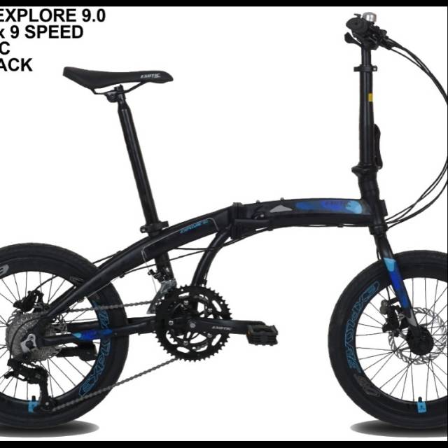 Sepeda lipat 20 inch Exotic Explore 9.0 hydraulic